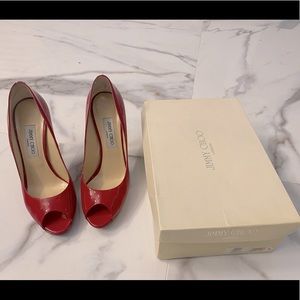 Jimmy Choo patent leather pumps
